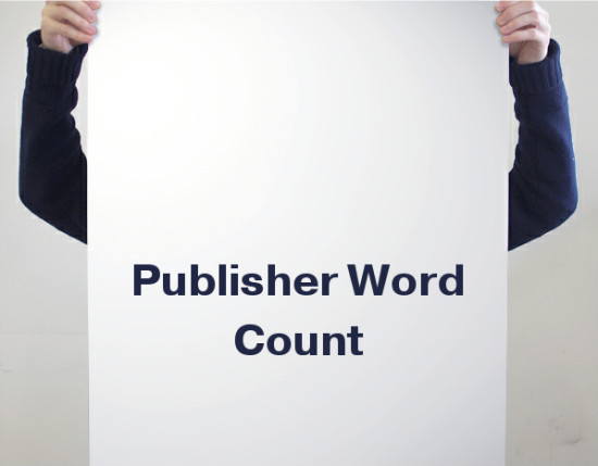 Publisher word count tool