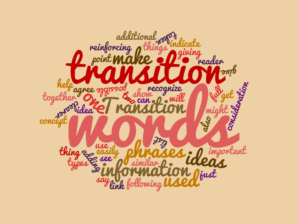 Resultado de imagen para transition words