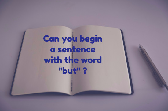 can you start a sentence with but