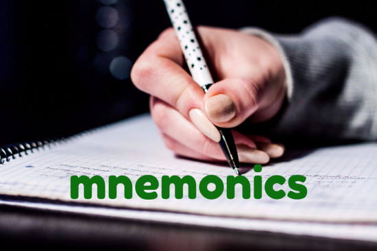 What are mnemonics?