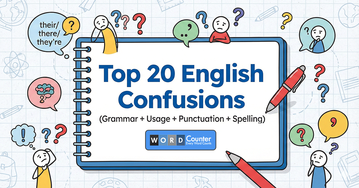 Top 20 English Confusions